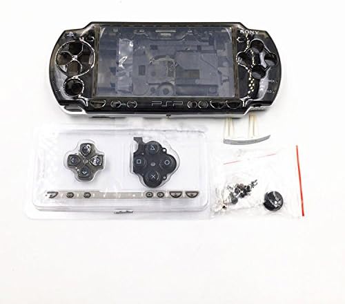 Zamjena poklopca kućišta za cijelo kućište s gumbima vijcima za PSP 2000 PSP2000-CLEAR Black