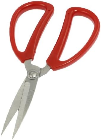 Aexit kući crveni ručni alati plastična ručka škare od nehrđajućeg čelika i škare zanatske škare