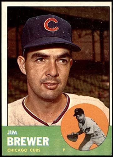 1963. Topps 309 Jim Brewer Chicago Cubs Ex/Mt Cubs