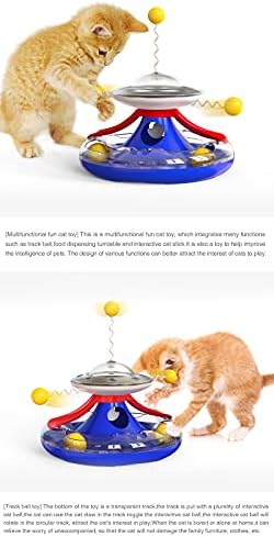 Interaktivna mačja hrana koja curi slagalice igračka za umućenu mačku track track track kuglice s zadirkivanjem štapića mentalna fizička