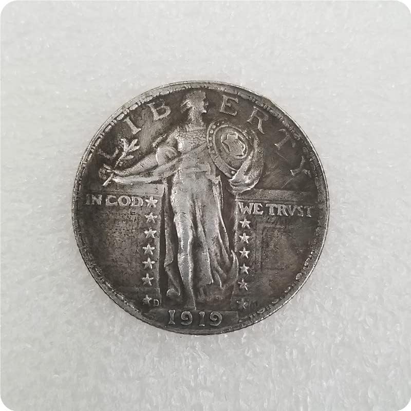 Qingfeng Antique Silver Dollar American 1/4 Status slobode 9 godina Silver Dollar Komemorativni novčić