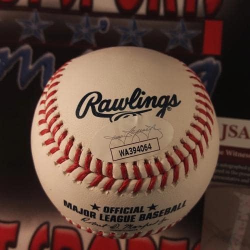 Ronald Acuna Jr Autentični potpisani bejzbol autogramirani JSA - Autografirani bejzbols