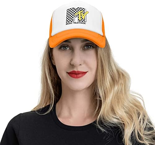 Giucpbo Želim da se moj MTV bejzbol kapica prilagodi kamionskom šeširu unisex stil glava crna
