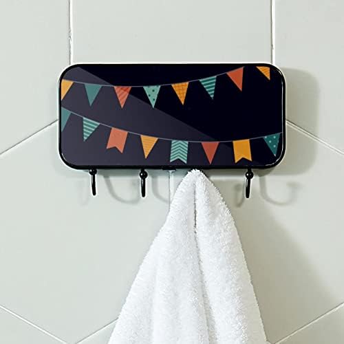 Lyetny držač ručnika zidni stalak za ručnike za ručnike dekor kupaonica ogrtač za ogrtač odjeća festival zastava kupatila ručnik za