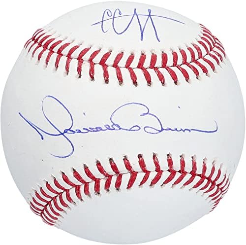 CC Sabathia & Mariano Rivera New York Yankees Dual potpisani bejzbol - Autografirani bejzbols