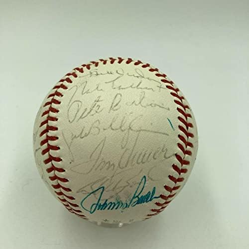 1973. All Star Game National League tim potpisao je bejzbol Tome Seaver Pete Rose - Autografirani bejzbol