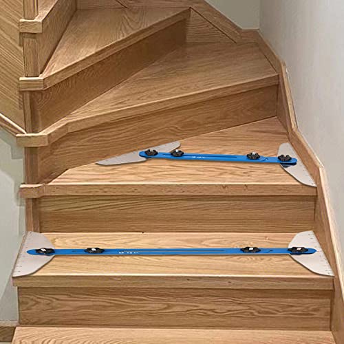 Alat za dimenzioniranje stepenica - savršeno učvršćenje i mjerni alat za rezanje savršenih stepenica, uspona, polica i suhozida-raspon