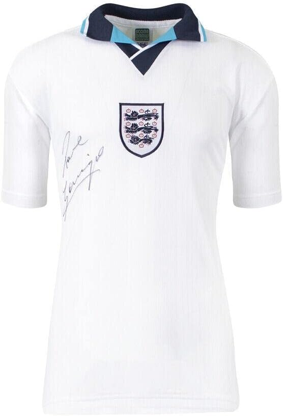 Paul Gascoigne potpisao je majicu u Engleskoj - 1996. Dersey autografa - Autografirani nogometni dresovi