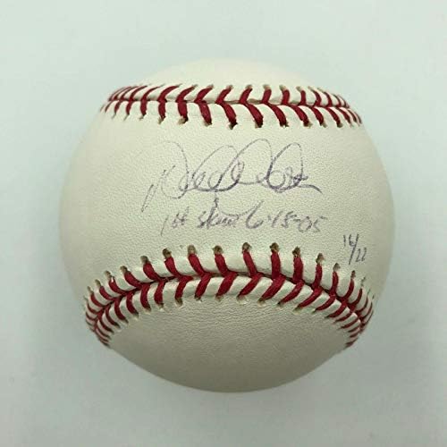 Derek Jeter Prvi Grand Slam 6-15-05 Potpisan je natpisani MLB bejzbol Steiner CoA-Autografirani bejzbol