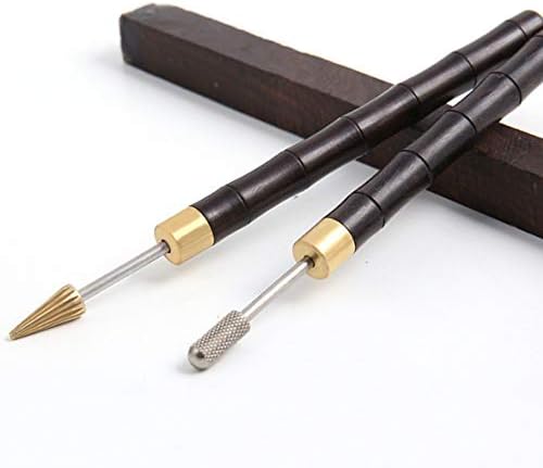 Guangming - Kožni zanatski rub za obrub valjka s olovkom, kožno zanatsko ulje za izradu alata za izradu drvene ručice, kožni rubni