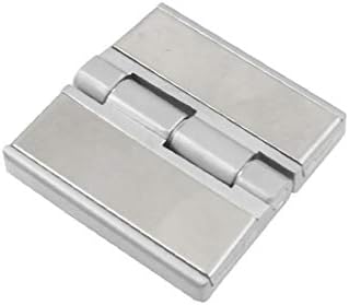 X-DREE 60 mm duljina od nehrđajućeg čelika ormarić za ormarić srebrni ton (60 mm de longitud, acero inoksidalan, puerta, gabinete,