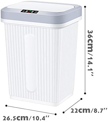 N/A 16L pametni automatski senzor smeća za prašinu kanta li može punjiva indukcijski otpad smeće smeće za smeće u dnevnoj sobi kanta