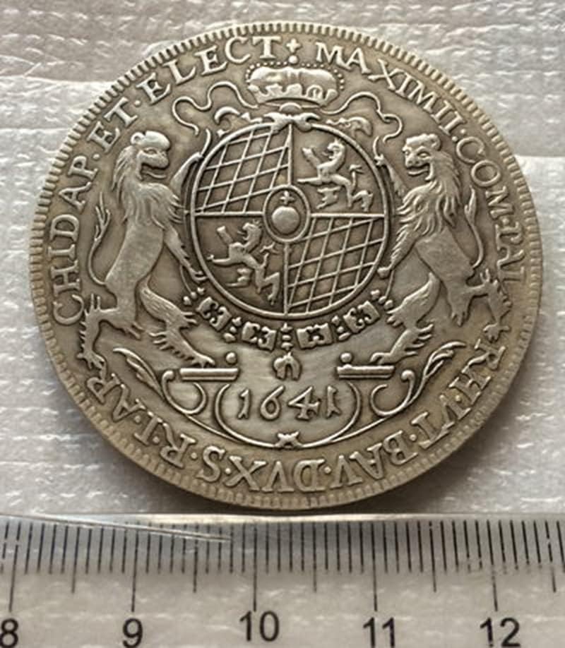 1641. Njemački novčići bakreni srebrni kovanice s kovanicama s kovanicama za zbirke Blowleable