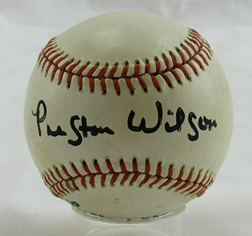Preston Wilson dva puta potpisao autografski autogram Rawlings Baseball B96 - Autografirani bejzbols