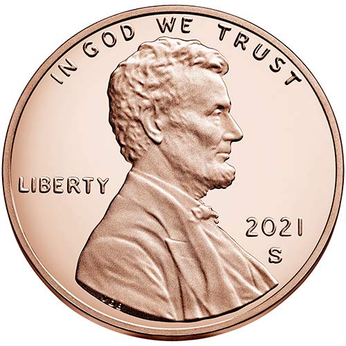 2021. dokaz Lincoln Shield Cent Choice necirkulirana američka metvica