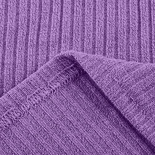 Plus džemperi za žene Elegantni posadi s dugim rukavima pleteni pulover pulover casual solid u boji vrhovi u boji