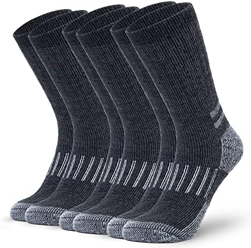 Alvada merino vune planinarskih čarapa Termička toplina posada Zimska čarapa za muške i žene 3 parova