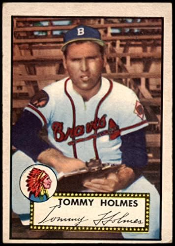 1952. Topps 289 Tommy Holmes Boston Braves vg Braves