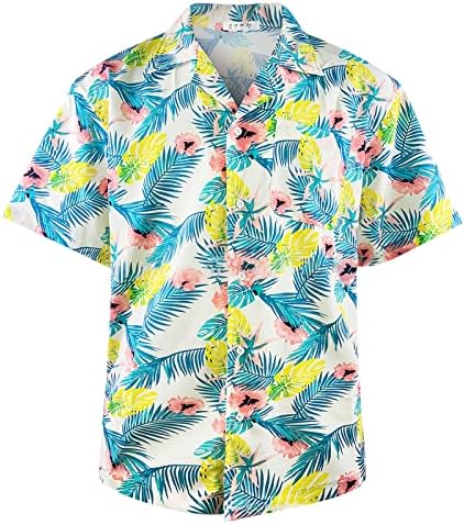 2023. Nove havajske košulje za muškarce kratke rukave redovito fit muške cvjetne košulje Radne košulje