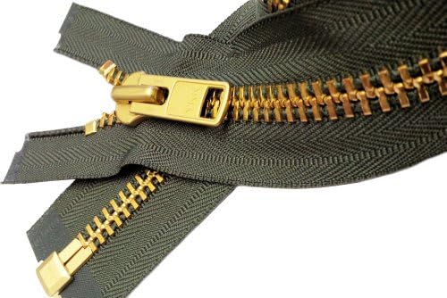 YKK Sale 29 Extra Heavy Duty Jacker Zipper YKK 10 Mesing Odvajanje ~ Color 567 Olive Green