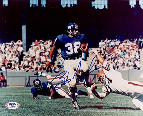 Bob Tucker Autografirani potpisani 8x10 Photo NFL New York Giants PSA CoA