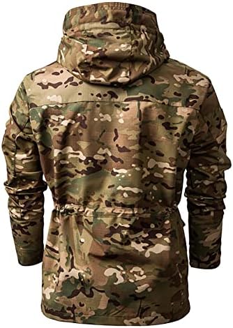 Muška jakna, hladni aktivni kaputi s dugim rukavima muškarci zima plus džepni kamo jakni srednje težine1717