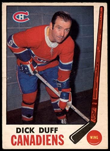 1969. o-pee-chee 11 Dick Duff Montreal Canadiens Dean's Cards 2-Good Canadiens