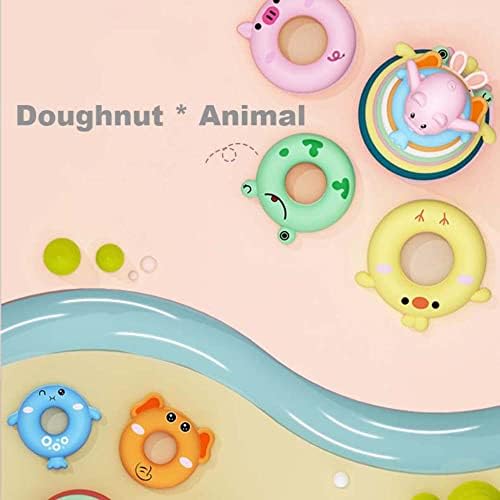 Cohexa za slaganje prstenova za bebu [klirens] Slaking krugovi šupljih flotabilnih igračaka za kupanje