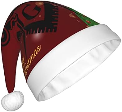 Masonski zabavni plišani šešir Djeda Božićnjaka za odrasle Božićni šešir za žene i muškarce Božićni blagdanski šešir