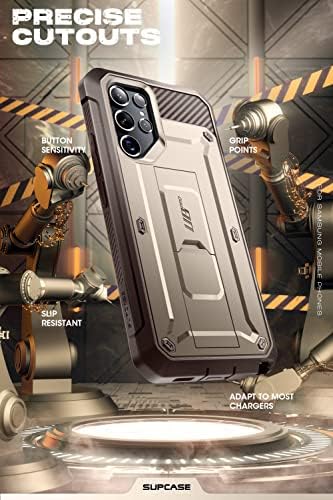 Supcase Unicorn Beetle Pro Slučaj za Samsung Galaxy S23 Ultra 5G, Dvo-sloj s dvostrukim tijelom, robusni remen i kolica s prednjim
