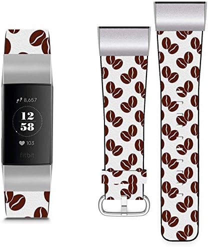 Kompatibilan s 9ND, 3nd, 3nd-izmjenjiva Kožna narukvica za ručni sat za muškarce i žene - ikona zrna kave
