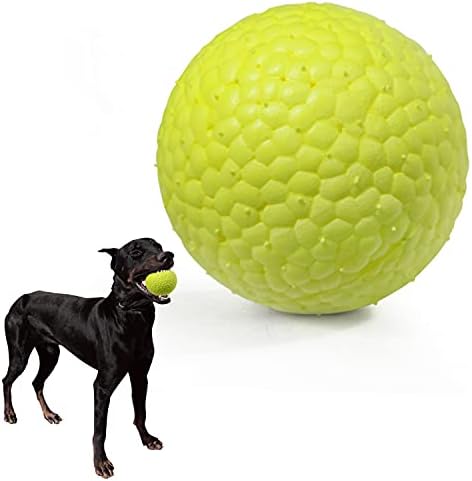 Dlder pseće kuglice igračke za agresivne žvakaće, dohvaćaju kuglice za velike pse neuništive, izdržljive plutajuće lagane kuglice za