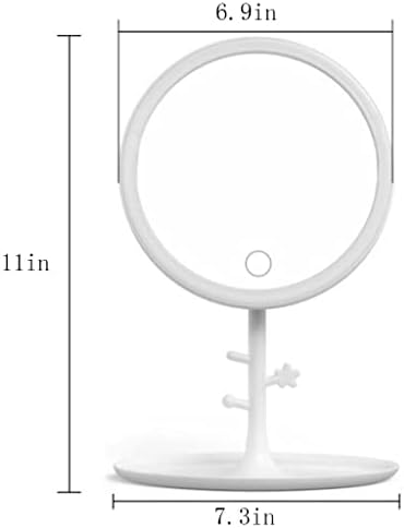 120 stupnjeva rotacije dodirni zrcalo 3 načina osvjetljenja zatamnjeno punjenje lagane svjetiljke za ljepotu odvojiva kupaonica toaletni