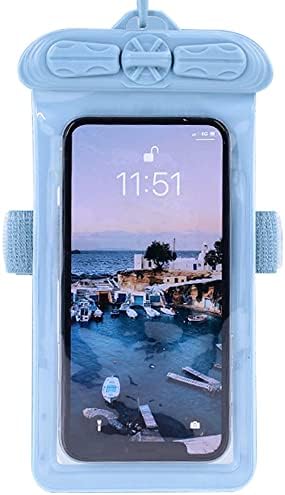 Torbica za telefon Vaxson, kompatibilan s vodootporan slučajem TCL 20 A 5G / 20A 5G Suha torba [Bez zaštitne folije za ekran] plave