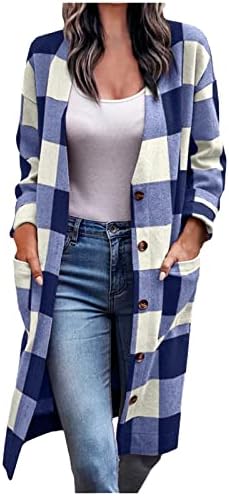 Shacket jakna Žene Flanel majice za žene plus veličine jesenski kaputi Gumb za jakne dolje dolje na vrhu dugih rukava