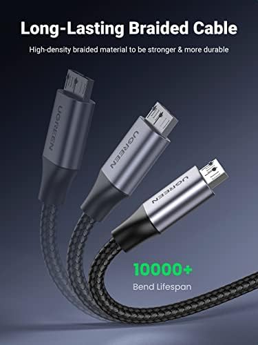 Kabel UGREEN Micro USB 3.0 kabel USB 3.0 A-Micro B od najlona оплеткой za vanjski tvrdi disk kompatibilan sa Samsung Galaxy S5, Napomena