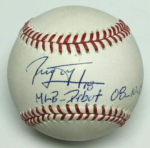 Jose Peraza potpisao je Major League Baseball MLB MLB debi 08-10-15 JSA W973752-Autografirani bejzbol