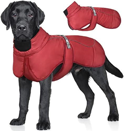 Rozkitch Extra topli pseći kaput Reflektirajući podesivi pseti jakna pas zimski kaput s kopčom od runa kornjača za pse jakna za hladno