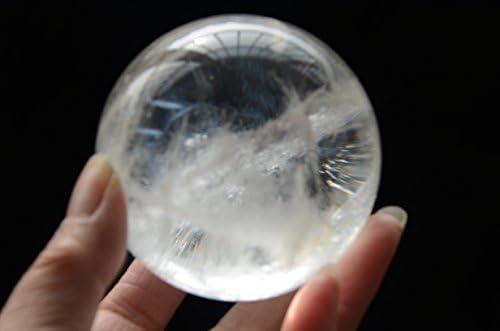 Rijetki madagasacr prirodno bistro plavo rutilno kristalni kvarc kugla sfera orb dragulj 2,71 inčni duhovno reiki liječenje liječenja