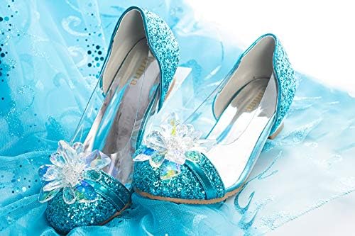 Smiješne cipele za djevojčice, kostim princeze, sjajne ravne cipele, svadbena zabava s cvijećem
