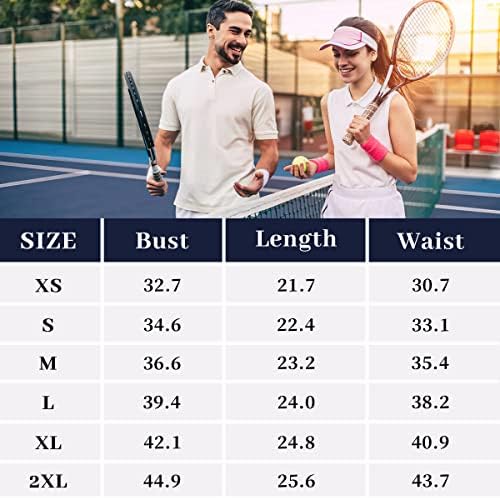 Mofiz ženske teniske košulje bez rukava za rukave za žene brze suhe majice za sportsku odjeću s patentnim zatvaračem