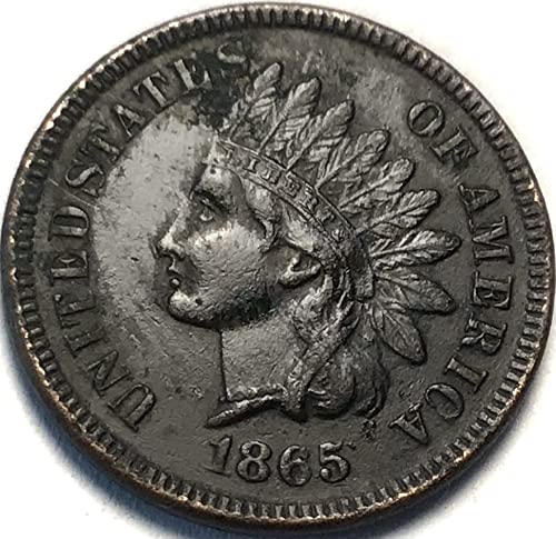 1865. p Indian Head Cent Penny Prodavač izuzetno u redu