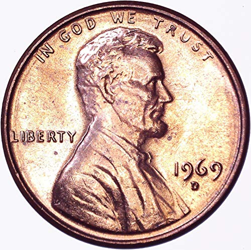 1969. D Lincoln Memorial Cent 1c Sjajno necirkulirano