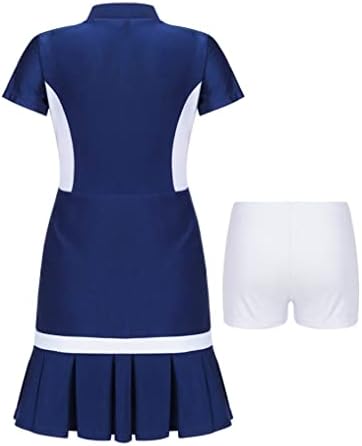 Doomiva Girls Tenis Golf haljina odjeća kratka rukava i boyshorts Set Sports Workout badminton haljina
