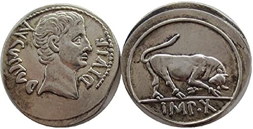 Replika komemorativna kovanica srebrna kovanica drevni rimski novčić Strana replika Komemorativna kovanica amaterska zbirka kuća za