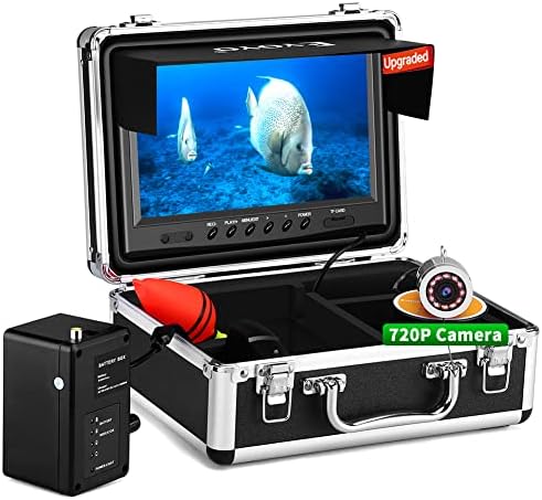 Eyoyo podvodna kamera za ribolov i stativ Panner 9 inčni LCD monitor 720p ribolovna kamera s 12 pcs IR svjetla 30m kabel za ribolov
