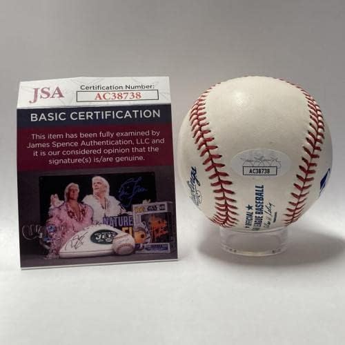 Yogi Berra singl potpisao bejzbol. Auto JSA AC38738 - Autografirani bejzbol