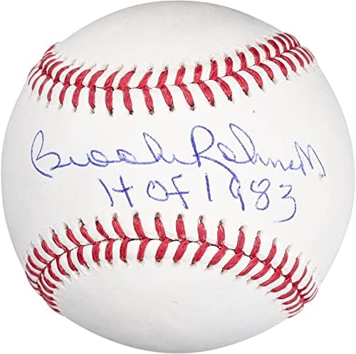 Brooks Robinson Baltimore Orioles Autografirani bejzbol s natpisom Hof 83 - Autografirani bejzbol
