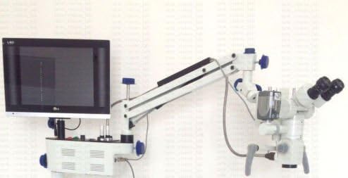 LED pozadinsko osvjetljenje - 3-stupanjski zidni zubni mikroskop, 45-milimetarski dvogled s LED zaslonom, razdjelnik snopa, nosač za
