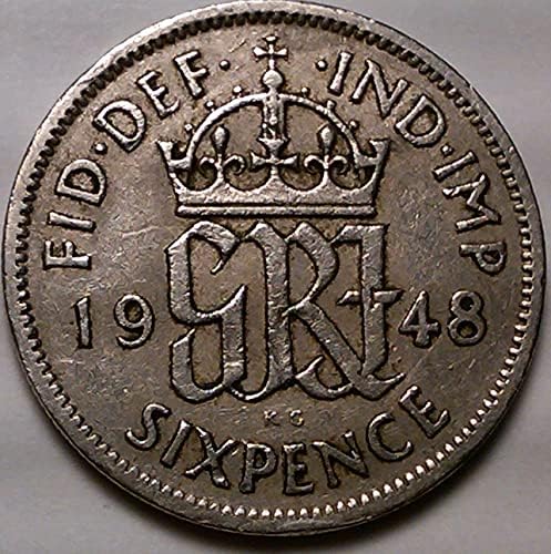 Royal Mint 1948 Vjenčanje Sixpence - Velika Britanija